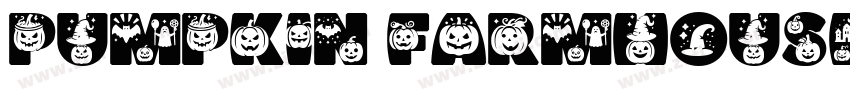 Pumpkin Farmhouse字体转换